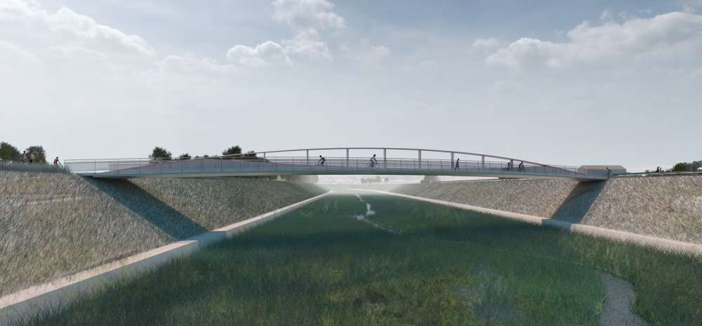 Pasarela sobre el Barranco del Carraixet