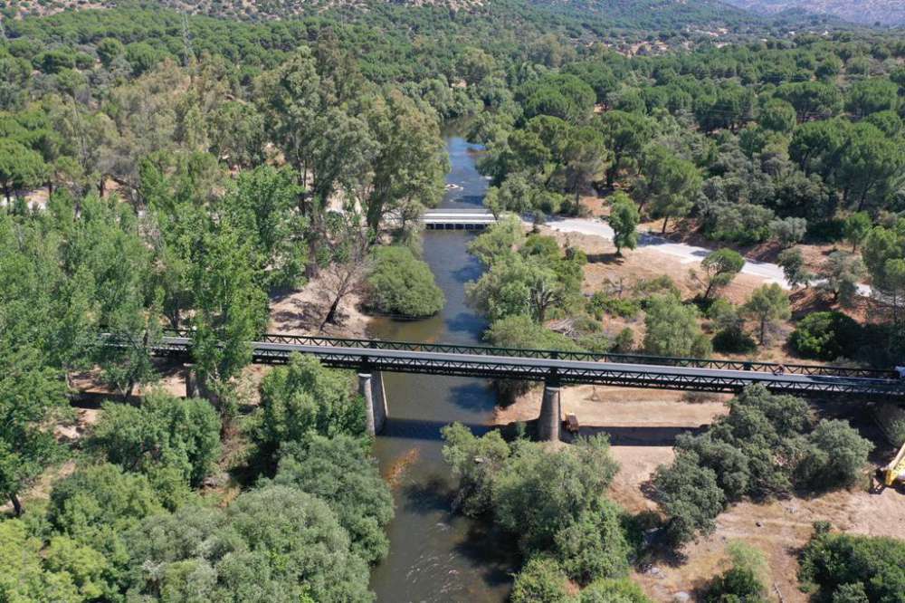 Rehabilitación del puente metálico sobre el río Jándula