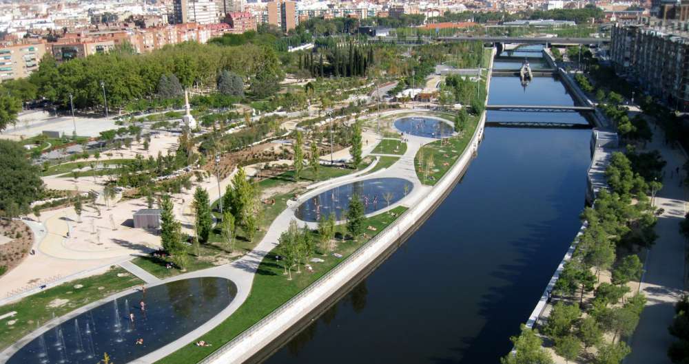 Cobertura M30. Proyecto Parque Madrid Río