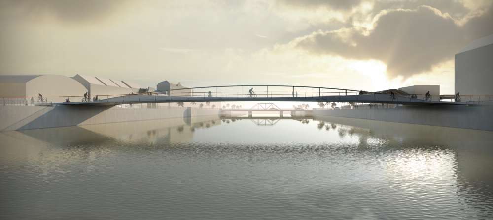 Pasarela bici/peatonal Harley Street