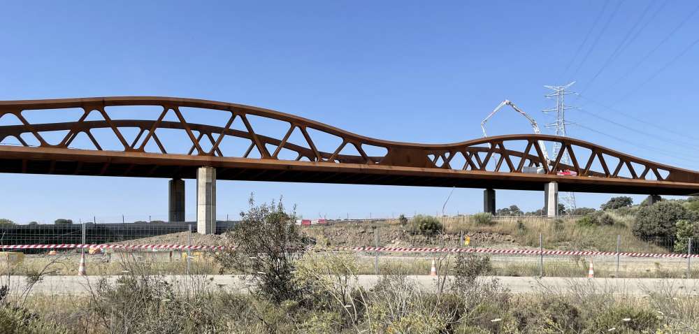 Viaducto de AV sobre EX-108 y EX-A1